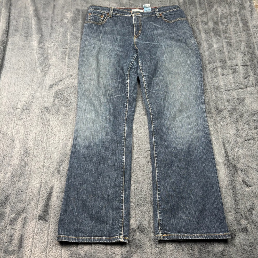 Levis 550 Relaxed Boot Cut Jeans Womens 10 M Medium Wash Blue Denim 14139